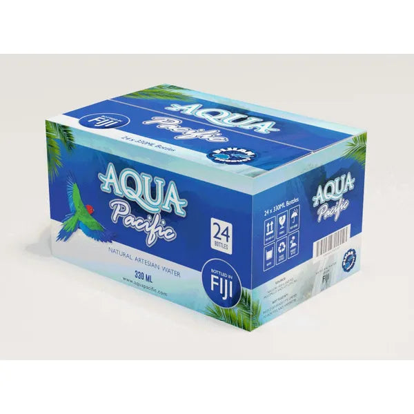 Aquapacific Water 330 mL, Fiji Finest Artesian Mineral Water , 2024 ITQI Superior Taste Award