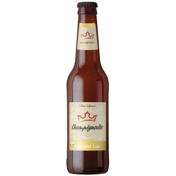 Beer , Champigheulles ,  Continental Lager 5.5 % ,12.5 %  PD , 330 mL Glass Bottle