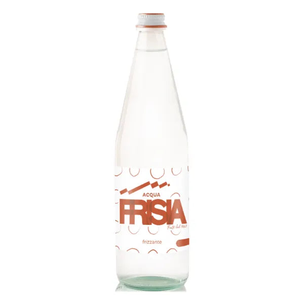 Acqua Frisia  Sparkling Water, Italy  Finest Alpine Spring  Mineral  Sparkling Water  , 750 mL ,Glass Bottle