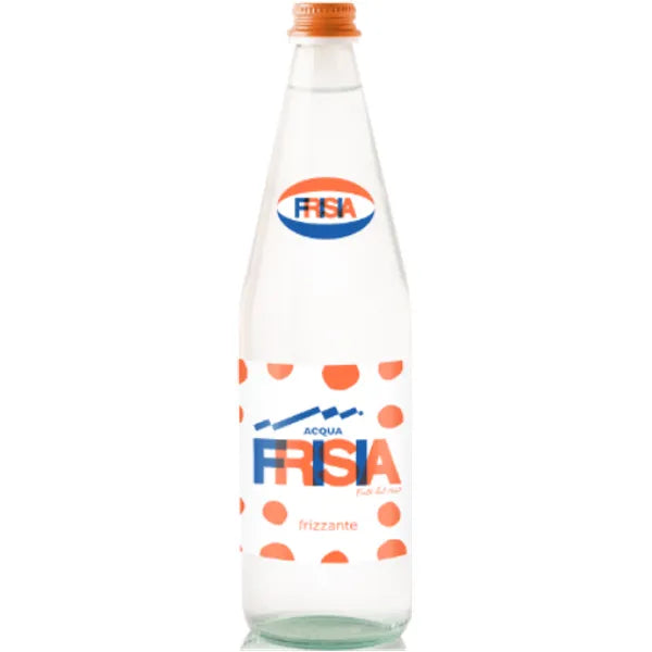 Acqua Frisia  Sparkling Water, Italy  Finest Alpine Spring  Mineral  Sparkling Water  , 1L ,Glass Bottle