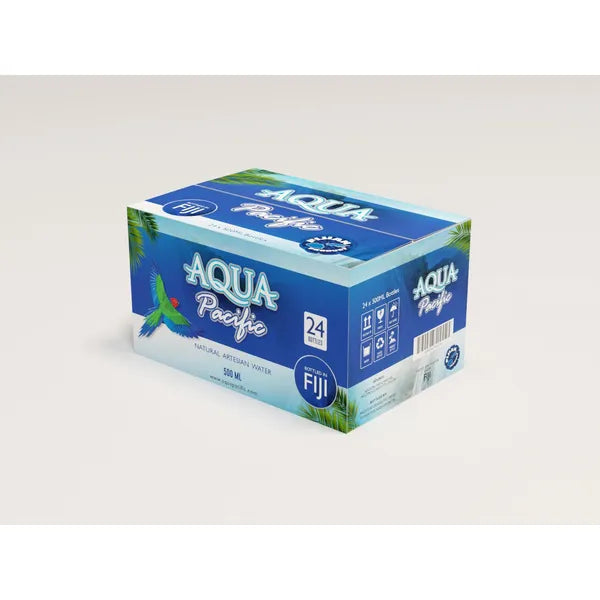 Aquapacific Water 500 mL, Fiji Finest Artesian Mineral Water , 2023 ITQI Superior Taste Award