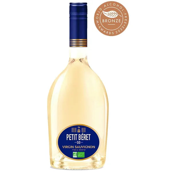 Le Petit Beret 0.0 ,Non-Alcoholic Sauvignon Virgin Wine 750 mL,  0% ABV