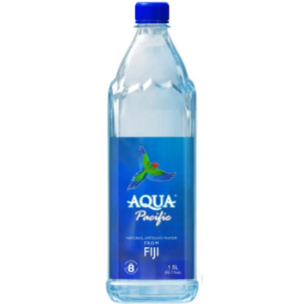 Aquapacific Water 1.5L, Fiji Finest Artesian Mineral Water , 2023 ITQI Superior Taste Award