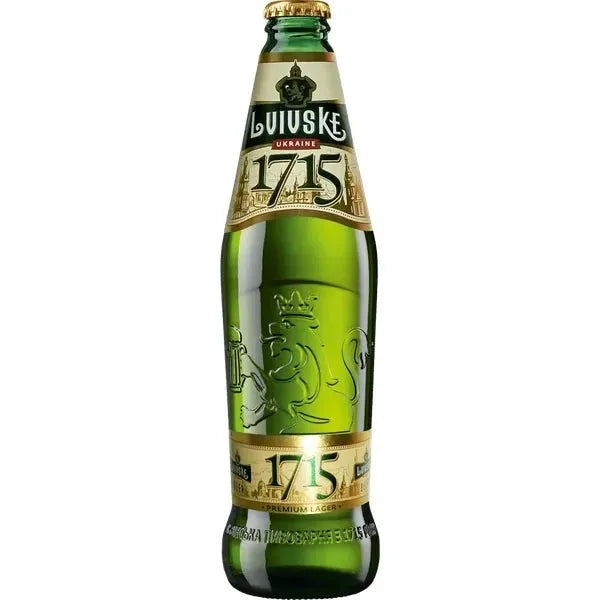 Beer, LVIVSKE 1715 LAGER Ukraine (20 X 450ML)  1 PINT (CS) 4,7%