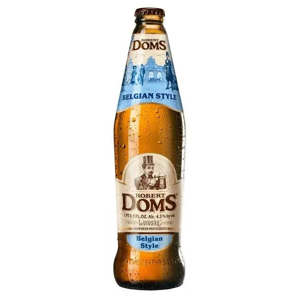 Beer, LVIVSKE.ROBERT DOMS, BELGIYSKY BEER. 20 X 500ML (CS) 4.3%