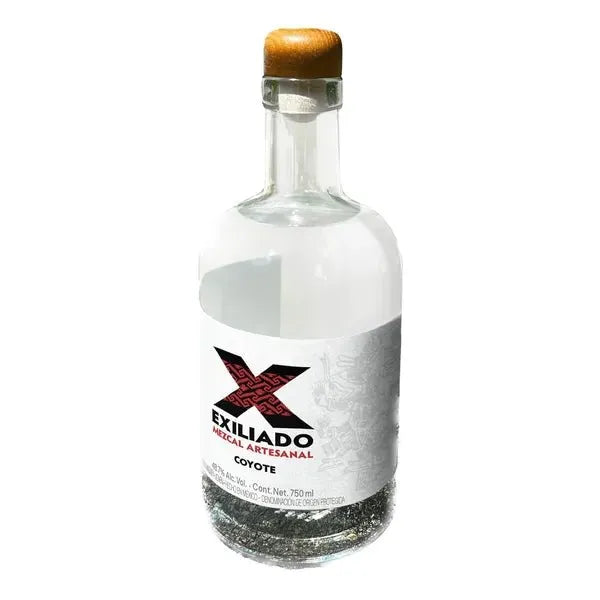 Mezcal Exiliado, Coyote, Agave Lyobaa, foraged wild, aged 12 years  (6Bottles/Case) , 750 mL   48.7% ABV