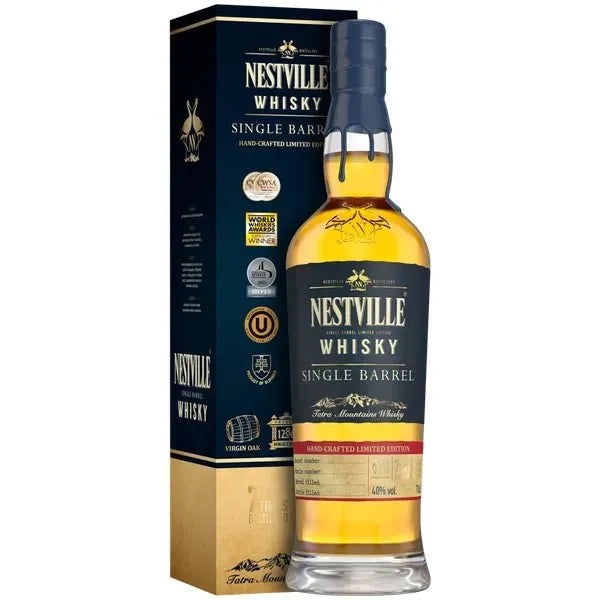 Whiskey,  NESTVILLE  SINGLE BARREL & GIFT BOX,  Kosher  700 mL , 40%